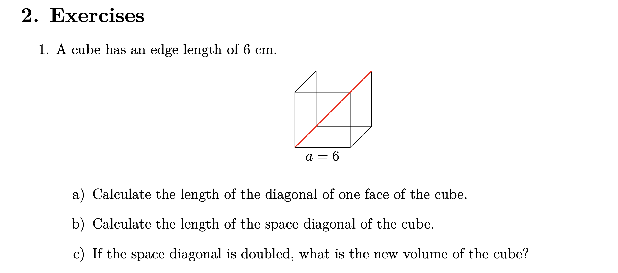 Exercise example 2